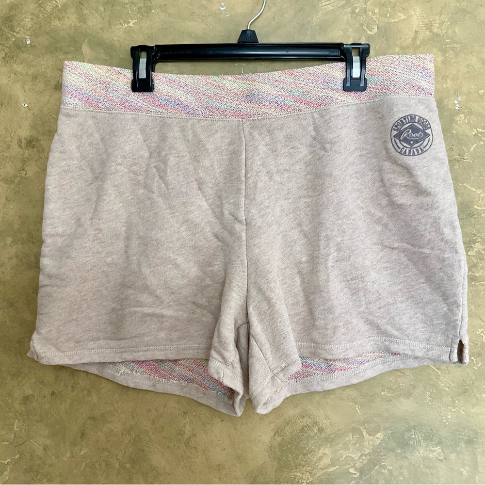 Roots Rainbow Reverse Weave Cotton Terry Sweat Shorts